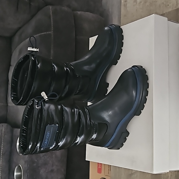 CALVIN KLEIN LAETON PUFFY BOMBER BOOTS 5.5M - Picture 6 of 13